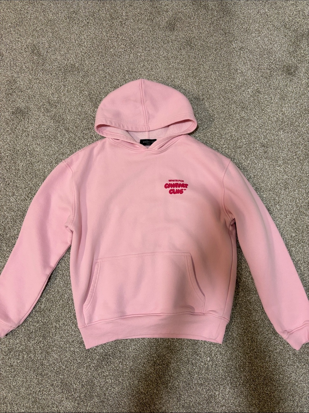 White Fox Boutique Pink Pullover Hoodie